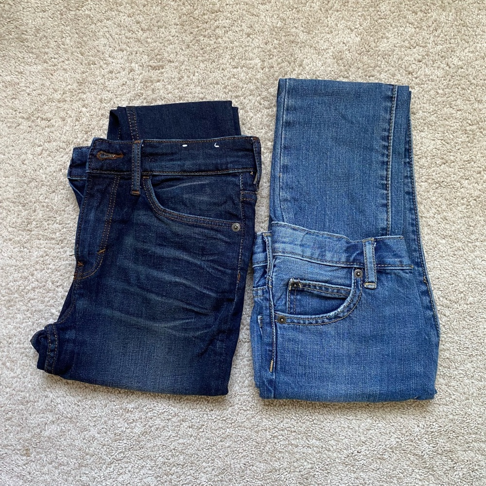 2 pairs of boy jeans, size 8 and 12